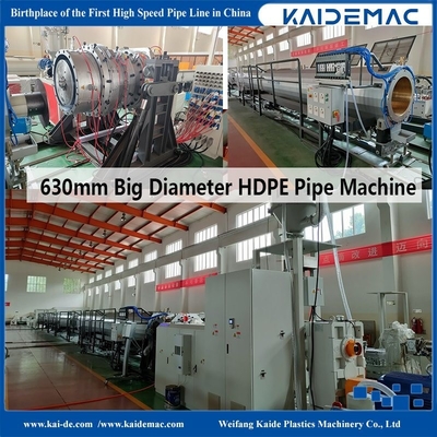 315 - 630 mm Μεγάλη διάμετρος HDPE σωλήνα παραγωγής γραμμή, HDPE υδατοσωλήνα γραμμή ακρόδεσης
